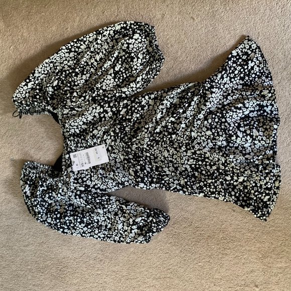 ZARA Floral Mini Dress - Picture 4 of 4